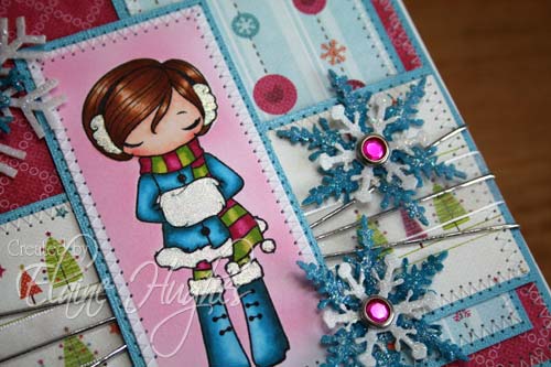 Quixotic Paperie - The Greeting Farm - Rain Snow Shine Anya - Card Detail Quixotic Paperie - The Greeting Farm - Rain Snow Shine Anya - Card Detail