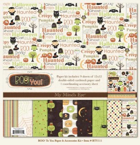 Quixotic Paperie - My Mind's Eye - Boo to You 12x12 Paper Pack Quixotic Paperie - My Mind's Eye - Boo to You 12x12 Paper Pack