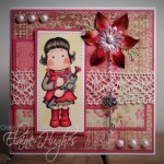 Magnolia - Tilda with Key - www.quixoticcards.com