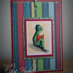 CC Designs - Bookworm - www.quixoticcards.com