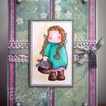 Magnolia - Tilda with Basket - www.quixoticcards.com