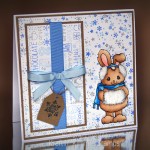 Kraftin' Kimmie Stamps - Bernadette Bunny - available at www.quixoticpaperie.co.uk