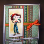 Kraftin' Kimmie Stamps - Lola Da Vinci - available at www.quixoticpaperie.co.uk