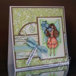 Kraftin' Kimmie Stamps - Forget Me Not Fairy - available at www.quixoticpaperie.co.uk