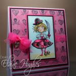 Kraftin' Kimmie Stamps - Alicia Strawberry Pirate - available at www.quixoticpaperie.co.uk