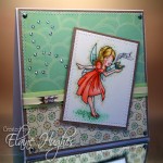 Paper Makeup Stamps - Melody Fairy - available at www.quixoticpaperie.co.uk