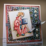 Mo Manning - Lizzy Laptop - available in rubber at www.quixoticpaperie.co.uk and digi at www.mosdigitalpencil.com Mo Manning - Lizzy Laptop - available in rubber at www.quixoticpaperie.co.uk and digi at www.mosdigitalpencil.com