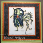 Kraftin' Kimmie Stamps - Mitzi Mummy & Zelda Zombie - available at www.quixoticpaperie.co.uk