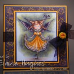 Kraftin' Kimmie Stamps - Batty Princess - available at www.quixoticpaperie.co.uk
