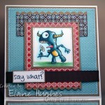 Paper Makeup Stamps - Chomps - available at www.quixoticpaperie.co.uk