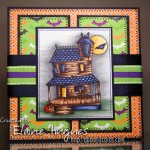 Kraftin' Kimmie Stamps - Haunted House - available at www.quixoticpaperie.co.uk