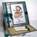 Kraftin' Kimmie Stamps - Antoinette - available at www.quixoticpaperie.co.uk