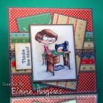 Kraftin' Kimmie Stamps - Mona - available at www.quixoticpaperie.co.uk