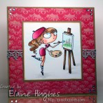 Kraftin' Kimmie Stamps - Annie the Artist - available at www.quixoticpaperie.co.uk