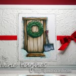 Mo Manning - Door with Wreath - available in rubber at www.quixoticpaperie.co.uk and digi at www.mosdigitalpencil.com Mo Manning - Door with Wreath - available in rubber at www.quixoticpaperie.co.uk and digi at www.mosdigitalpencil.com