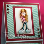 Whimsy Stamps - Kenny K Uptown Angel - available at www.quixoticpaperie.co.uk