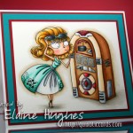 Kraftin' Kimmie Stamps - Patsy & Jukebox - available at www.quixoticpaperie.co.uk