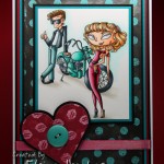 Kraftin' Kimmie Stamps - Danny & Joanie - available at www.quixoticpaperie.co.uk