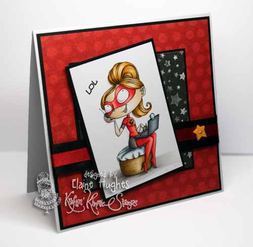 Kraftin' Kimmie Stamps - Gadget Girl - available at www.quixoticpaperie.co.uk Kraftin' Kimmie Stamps - Gadget Girl - available at www.quixoticpaperie.co.uk