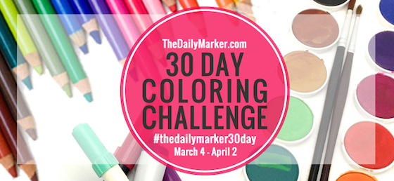 The Daily Marker 30 Day Colouring Challenge